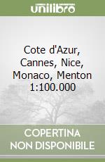 Cote d'Azur, Cannes, Nice, Monaco, Menton 1:100.000 libro