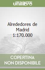 Alrededores de Madrid 1:170.000 libro