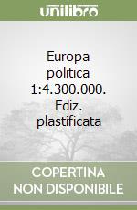 Europa politica 1:4.300.000. Ediz. plastificata libro