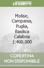 Molise, Campania, Puglia, Basilica Calabria 1:400.000 libro