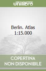 Berlin. Atlas 1:15.000 libro