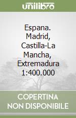 Espana. Madrid, Castilla-La Mancha, Extremadura 1:400.000 libro