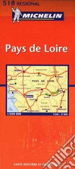 France. Pays de Loire 1:200.000 libro