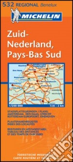 Zuid-Nederland, Pays-Bas sud 1:200.000 libro