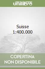 Suisse 1:400.000 libro