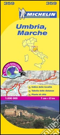 Umbria, Marche 1:200.000