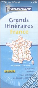 France. Grands itinéraires 1:1.000.000. Ediz. francese, inglese e tedesca libro