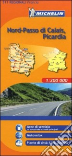 Nord-Passo di Calais, Picardia 1:200.000 libro