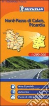 Nord-Passo di Calais, Picardia 1:200.000 libro