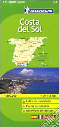 Costa del Sol 1:200.000. Ediz. multilingue