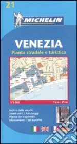 Venezia. Pianta stradale e turistica. 1:5.500. Ediz. multilingue libro