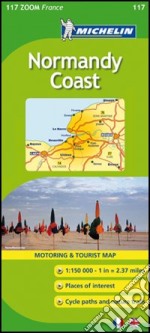 Normandy Coast 1:150.000. Ediz. inglese e francese libro