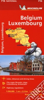 Belgio, Lussemburgo 1:350.000 libro