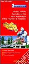 Slovenia, Croazia, Bosnia-Erzegovina, Serbia, Montenegro, Ex Rep Yugoslava di Macedonia 1:1 000 000 libro