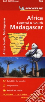 Africa Central & South, Madagascar 1:4.000.000 libro