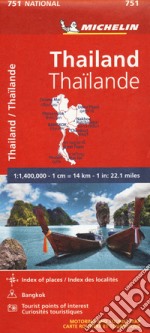 Thailand- Thaïland. 1:1.400.000 libro