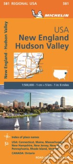 New England, Hudson Valley 1:500.000 libro