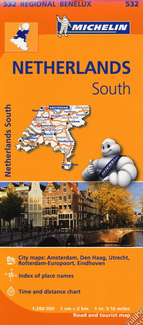 Netherlands South 1:200.000