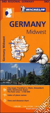 Germany Midwest 1:350.000