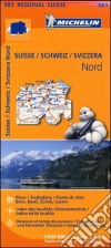 Suisse-Schweiz-Svizzera Nord 1:200.000 libro