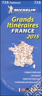 France. Grands itinéraires-France route planning. 2015 1:1.000.000 libro