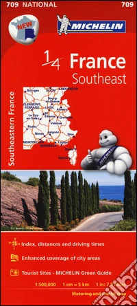 France. Southeast 1:500.000