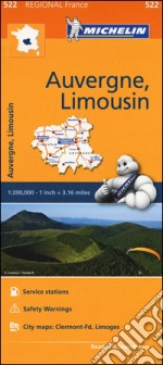 Auvergne, Limousin 1:200.000 libro