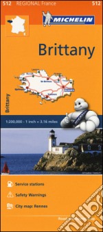 Bretagne-Brittany 1:200.000 libro