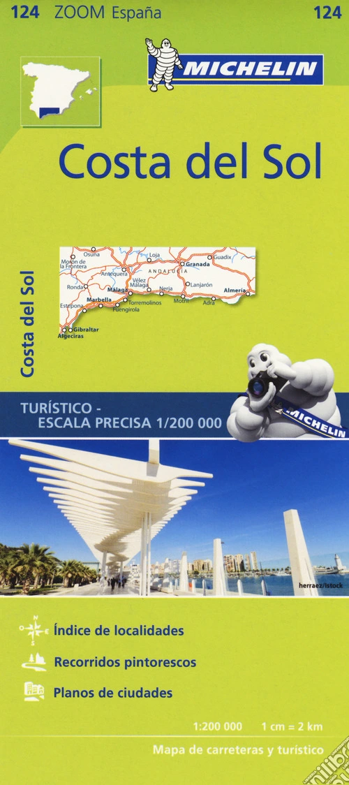 Costa del Sol 1:200.000. Ediz. multilingue
