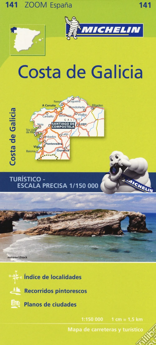 Costa de Galicia 1:150.000