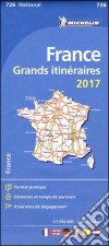 France. Route planning. Grands itinéraires 2017 1:1.000.000 libro