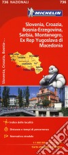 Slovenia Croazia Bosnia 1:1.000.000 libro