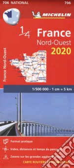 France Nord-Ouest 1:500.000 libro