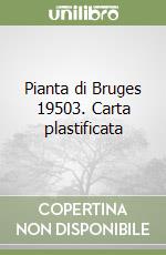 Pianta di Bruges 19503. Carta plastificata