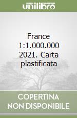 France 1:1.000.000 2021. Carta plastificata libro