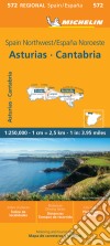 Asturias, Cantabria 1:250.000. Ediz. bilingue libro