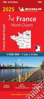 France Nord-Ouest 1:500.000 libro