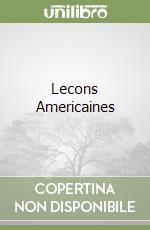 Lecons Americaines libro