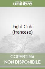 Fight Club (francese) libro