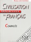 Civilisation progressive du français. avec activités libro