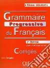 Aavv Grammaire Progressive 2ed Debut Corriges libro