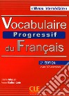 Aavv Vocabulaire Progressif 2ed Interm Livre+cd libro