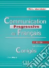 Aavv Communication Progressive 2ed Interm Corriges libro