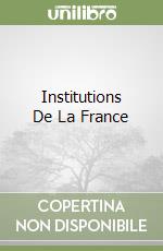 Institutions De La France libro