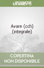 Avare (cch) (integrale) libro