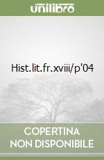 Hist.lit.fr.xviii/p'04 libro