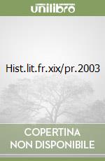 Hist.lit.fr.xix/pr.2003 libro