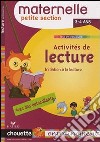 Activités de lecture maternelle. Petite section. 3-4 ans. Per la Scuola elementare libro