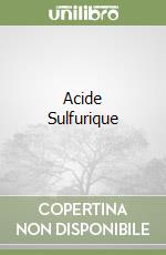 Acide Sulfurique libro