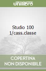 Studio 100 1/cass.classe libro